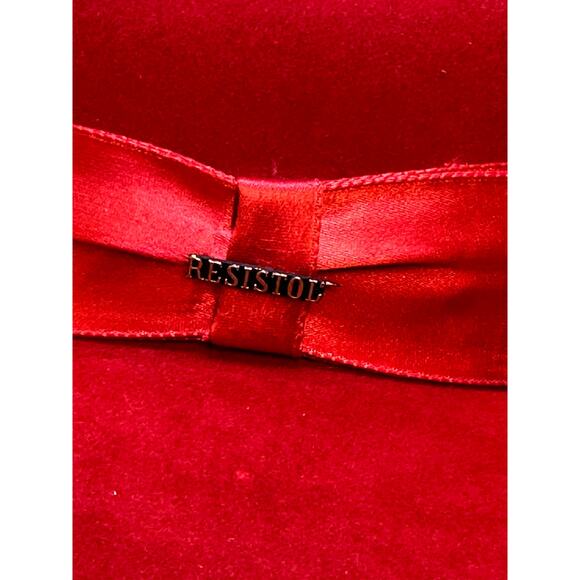 Resistol Self Conforming 5X Beaver Vintage Creased Satin Band \'Madera\' Red Hat main image 8
